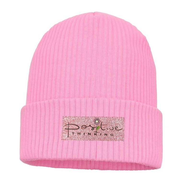 Czapka dziewczęca, różowa, Ambra