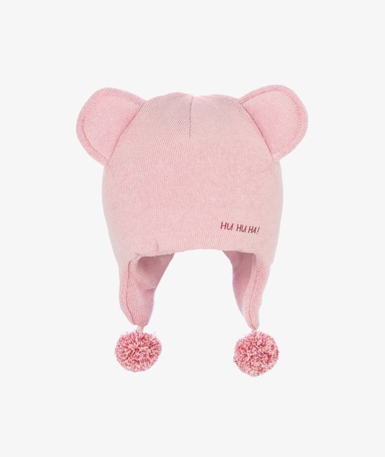 Czapka dziewczęca, różowa, Iltom