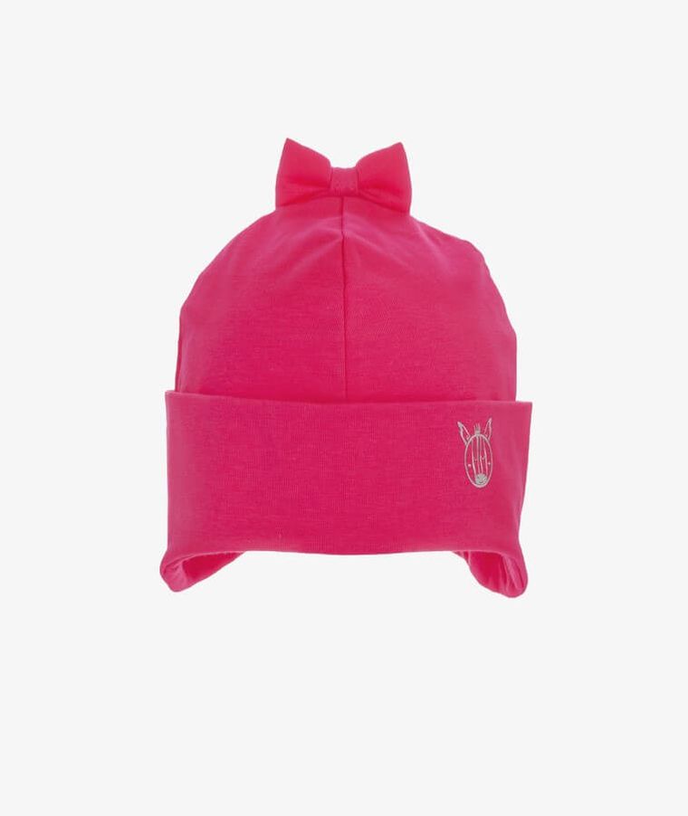 Czapka dziewczęca, różowa, Iltom