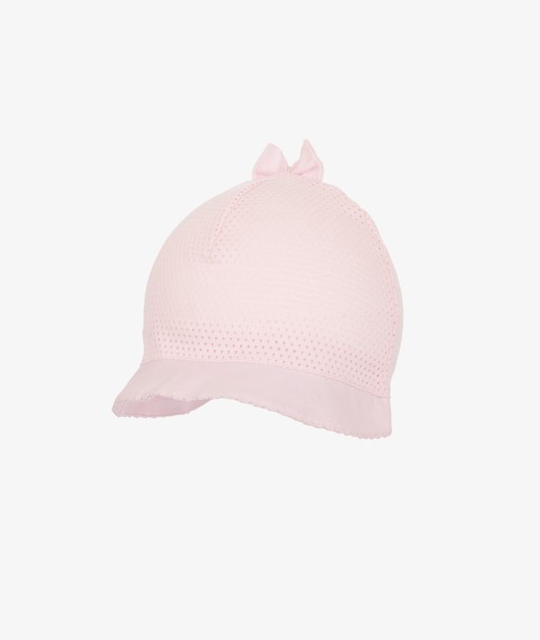 Czapka dziewczęca, różowa, Iltom