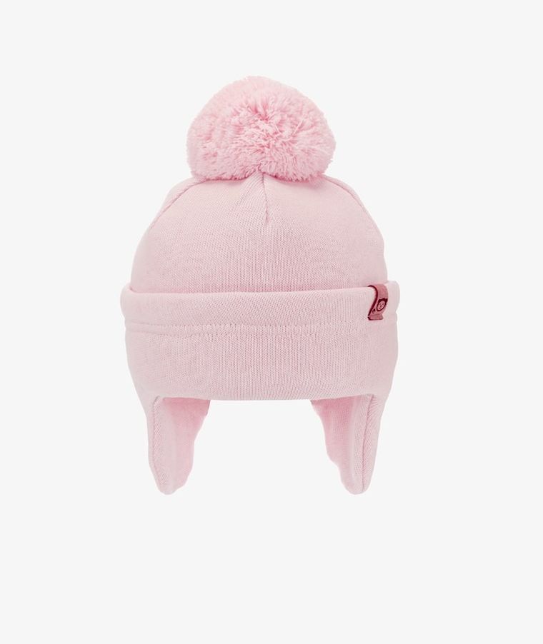 Czapka dziewczęca, różowa, Iltom