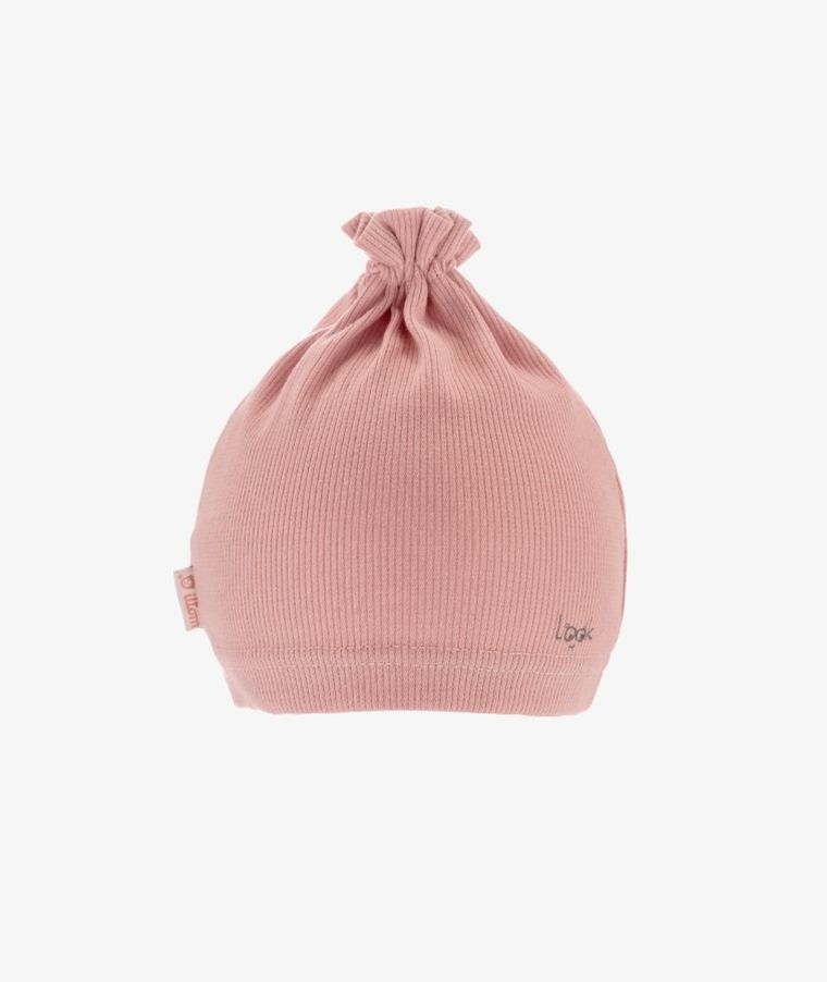 Czapka dziewczęca, różowa, Iltom