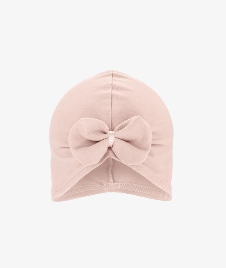 Czapka dziewczęca, różowa, Iltom