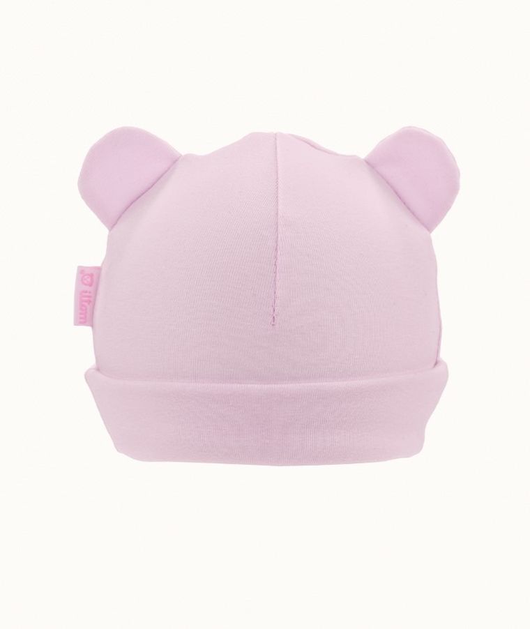 Czapka dziewczęca, różowa, Iltom