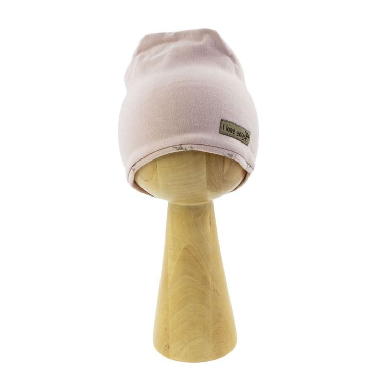 Czapka dziewczęca, różowa, Nicol