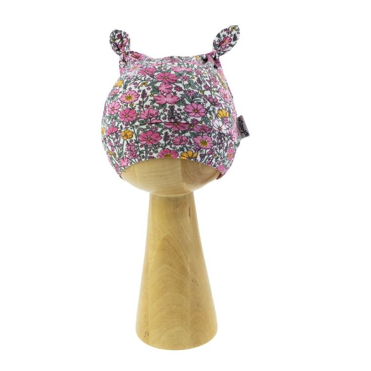 Czapka dziewczęca, różowa, Nicol