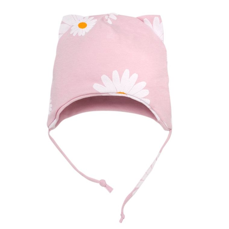 Czapka dziewczęca, różowa, Pinokio