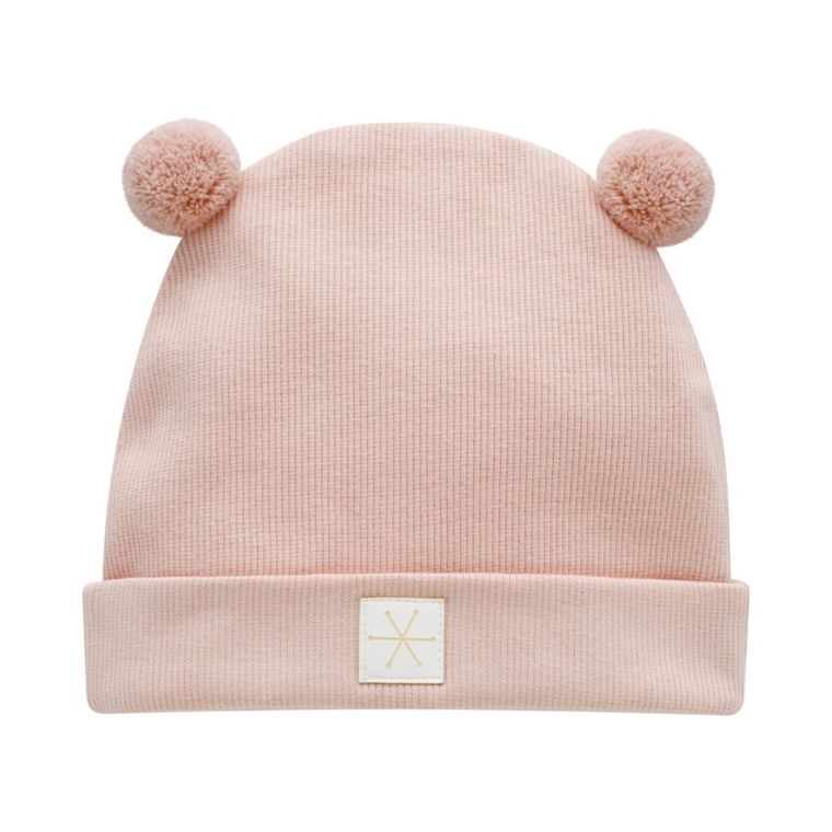 Czapka dziewczęca, różowa, Pinokio