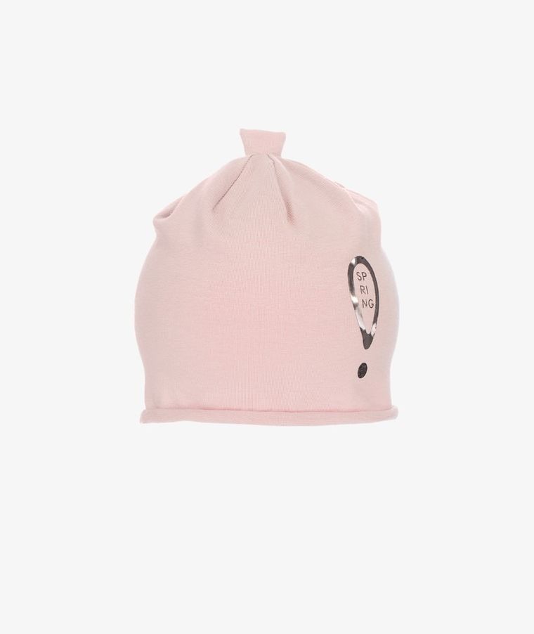 Czapka dziewczęca, różowa, Spring, Iltom