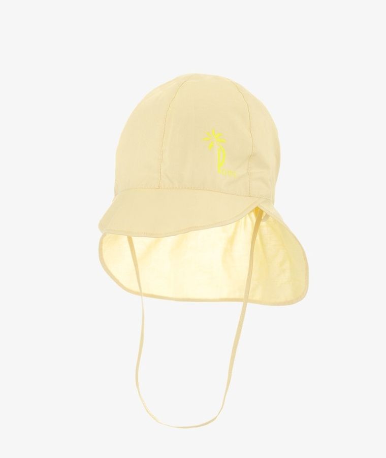 Czapka dziewczęca safari, żółta, Iltom