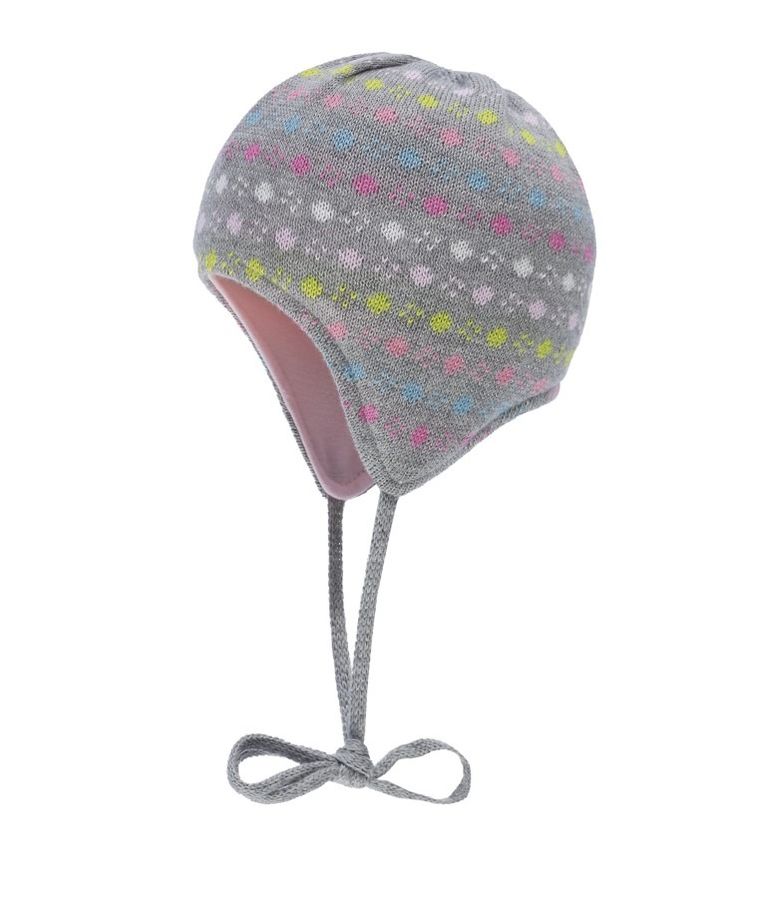 Czapka dziewczęca, szara, Döll