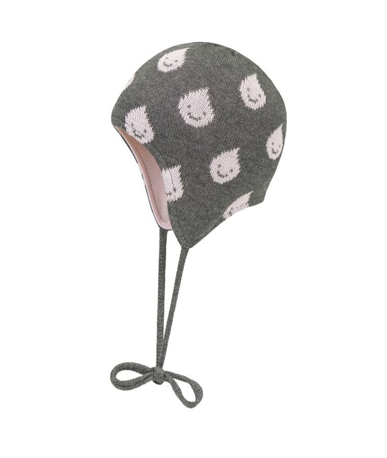 Czapka dziewczęca, szara, Döll