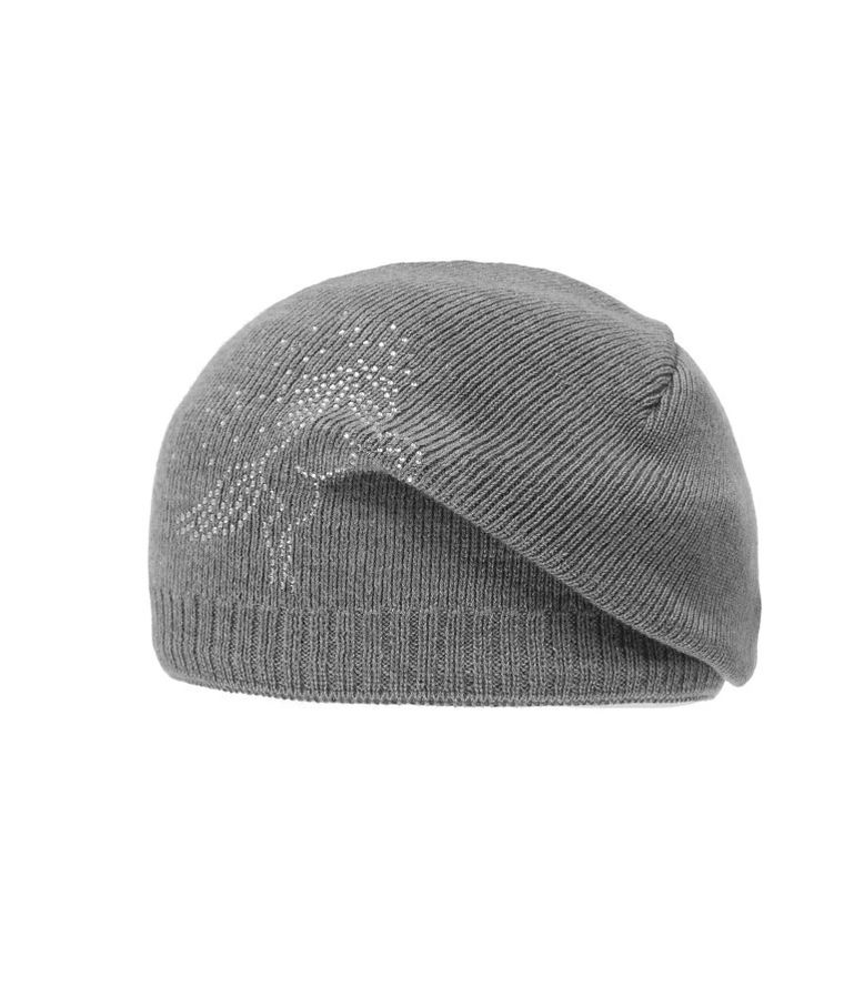 Czapka dziewczęca, szara, konik, Döll