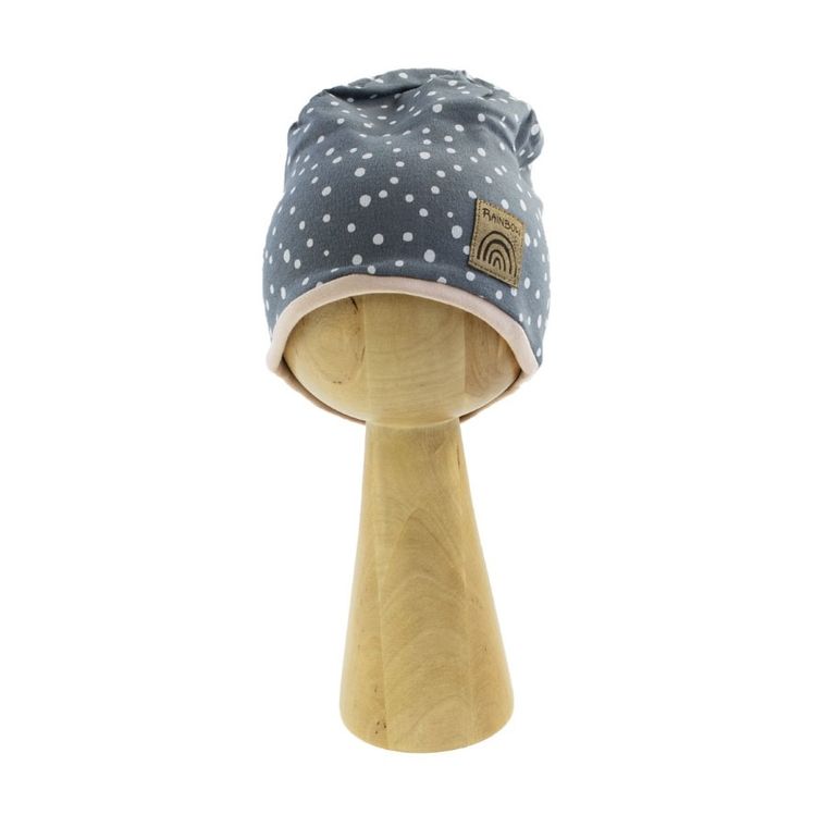 Czapka dziewczęca, szara, Nicol