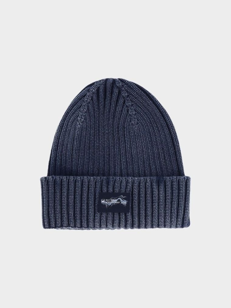 Czapka męska, granatowa, 4F