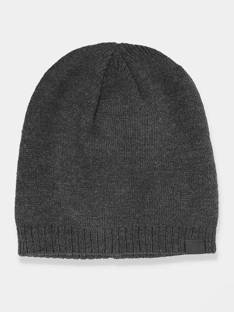 Czapka męska, szara, 4F