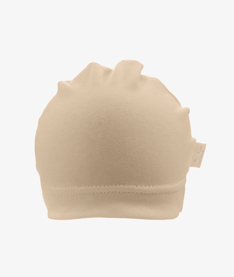 Czapka niemowlęca, beżowa, Iltom