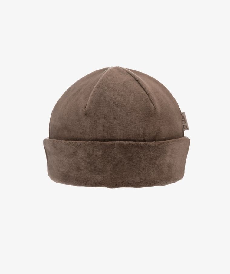 Czapka niemowlęca, brązowa, Iltom