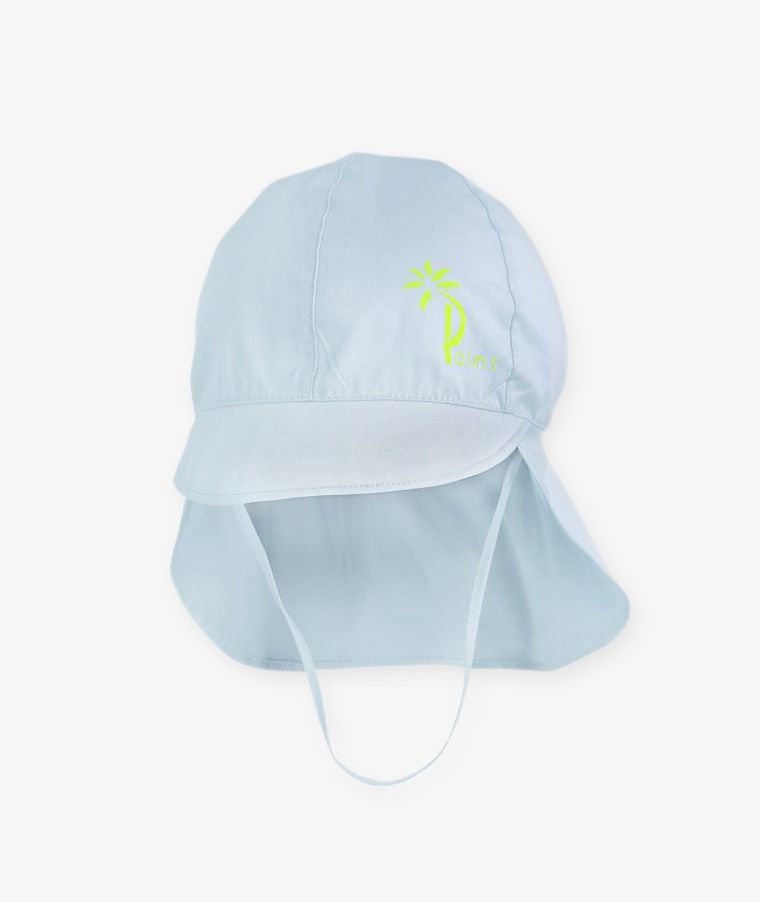 Czapka niemowlęca safari, jasnoniebieska, Iltom