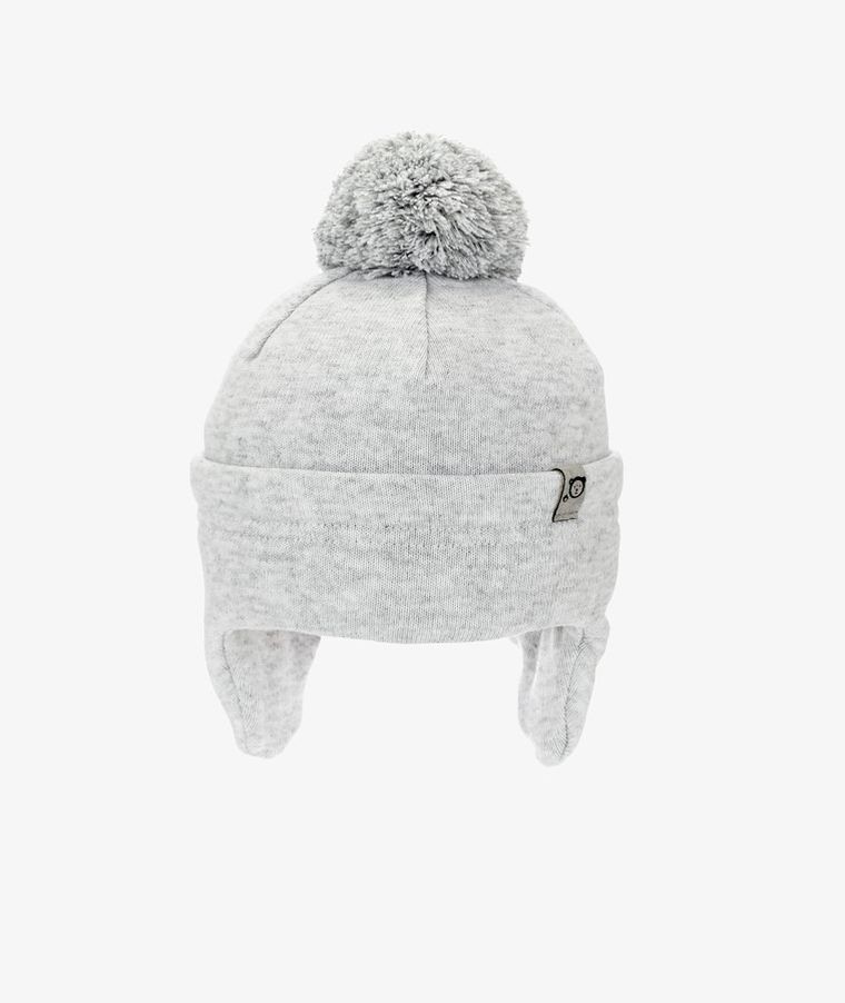 Czapka niemowlęca, szara, Iltom