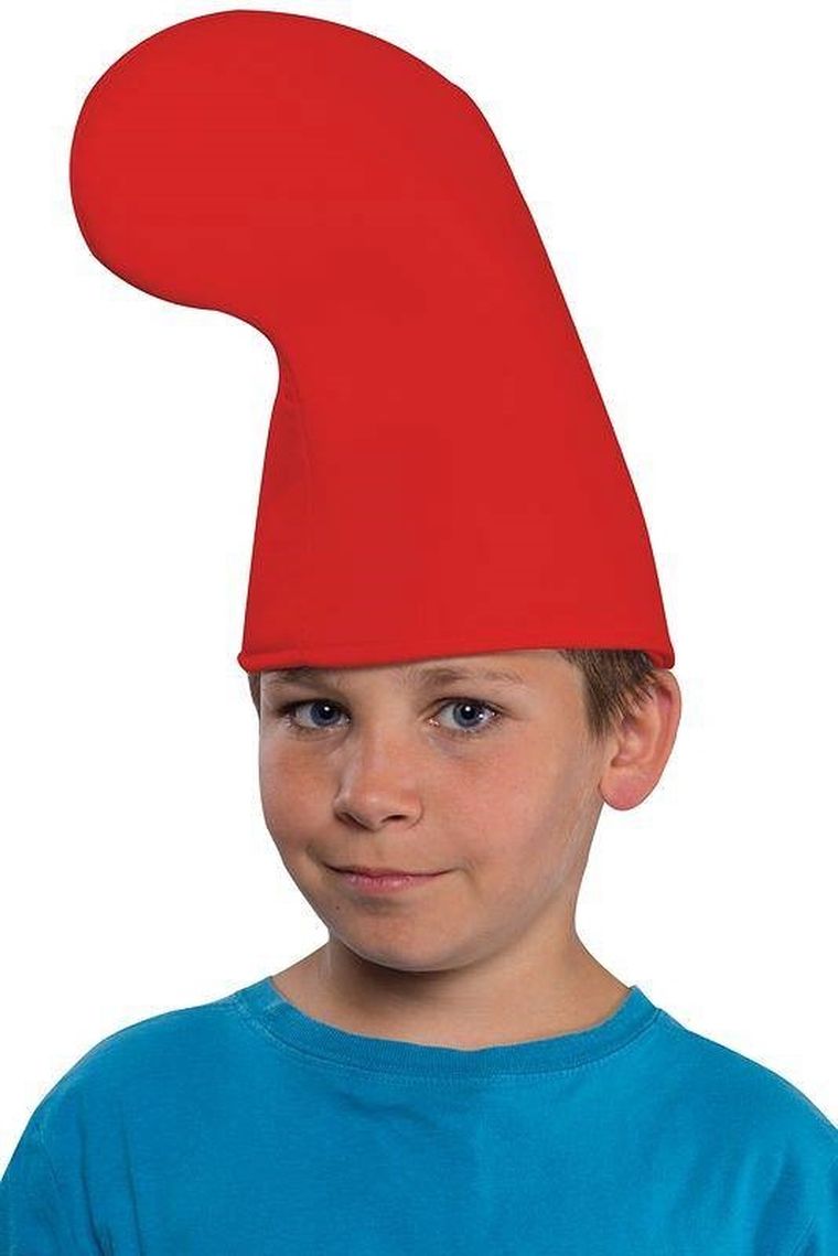 Czapka smerfa, czerwona