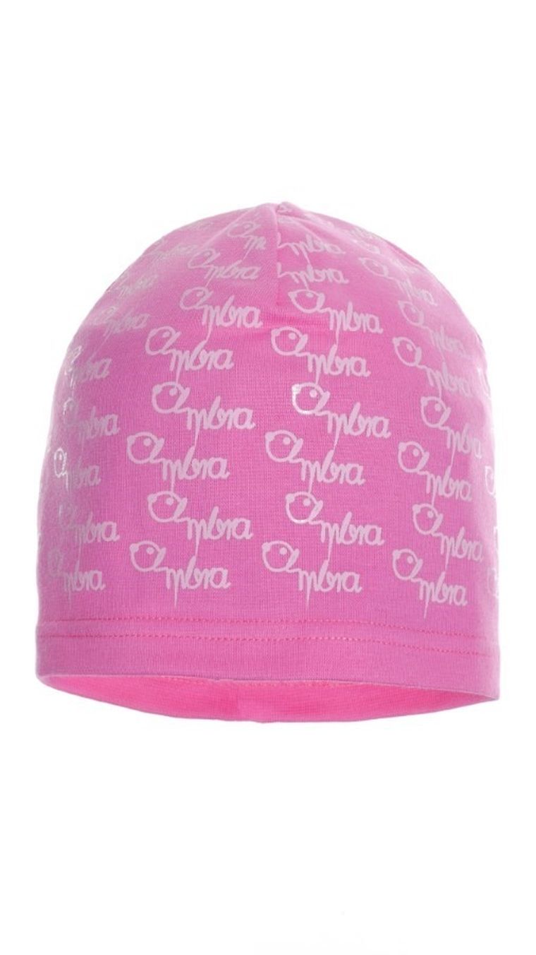 Czapka wiosenna dziewczęca, różowa, Ambra