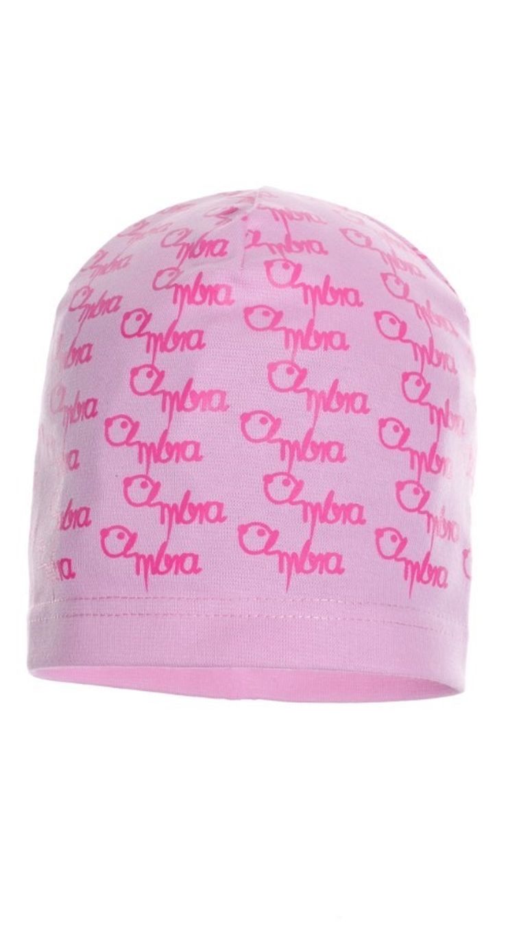 Czapka wiosenna dziewczęca, różowa, Ambra