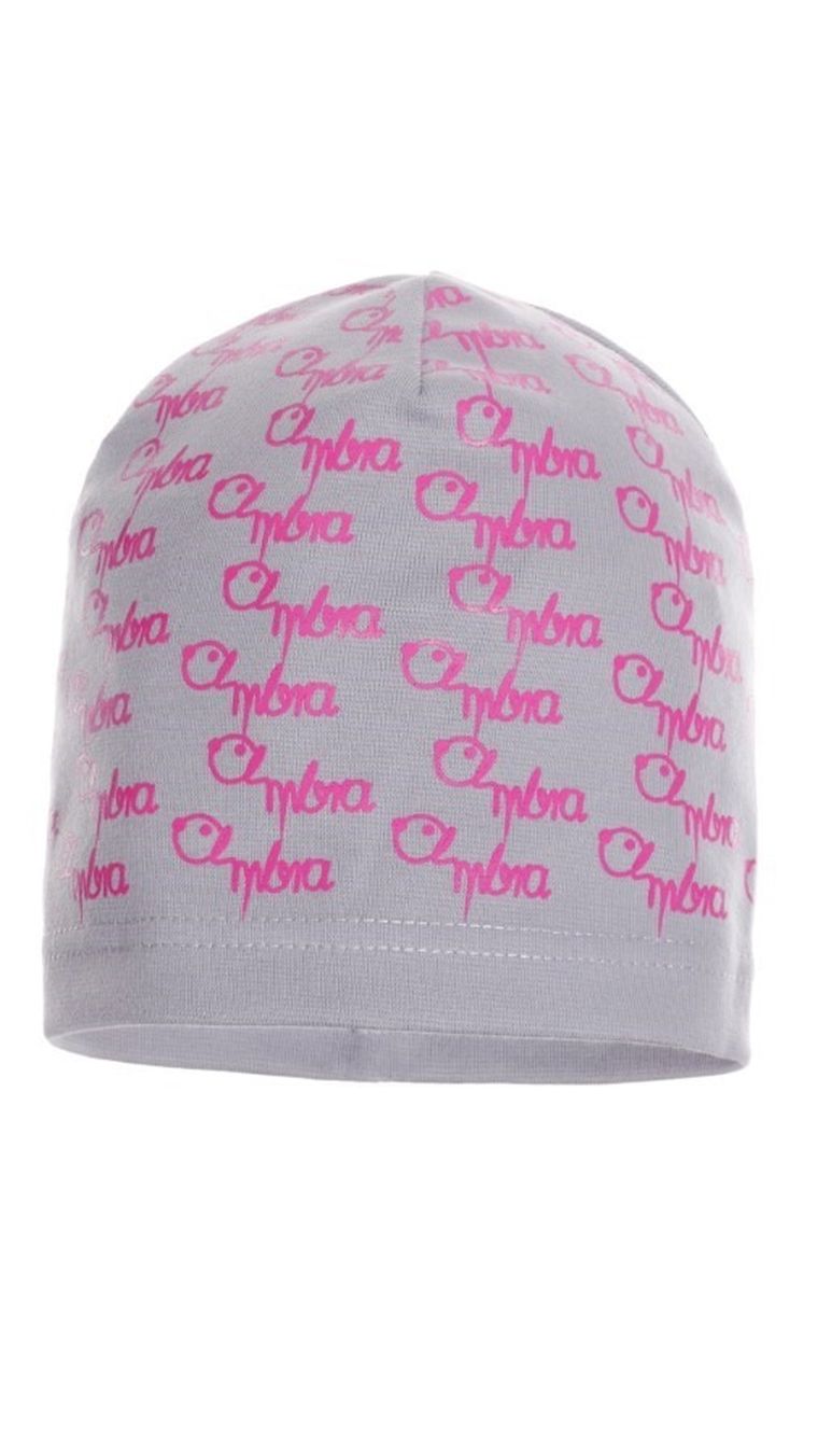 Czapka wiosenna dziewczęca, szara, Ambra