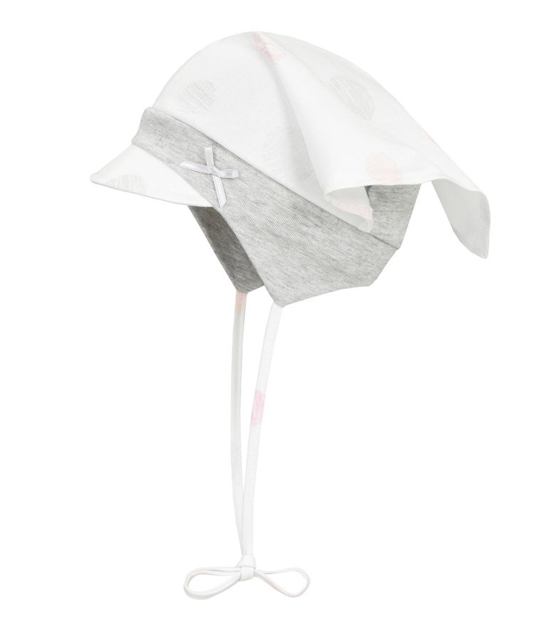 Czapka z chustką i daszkiem dziewczęca, mix, Döll