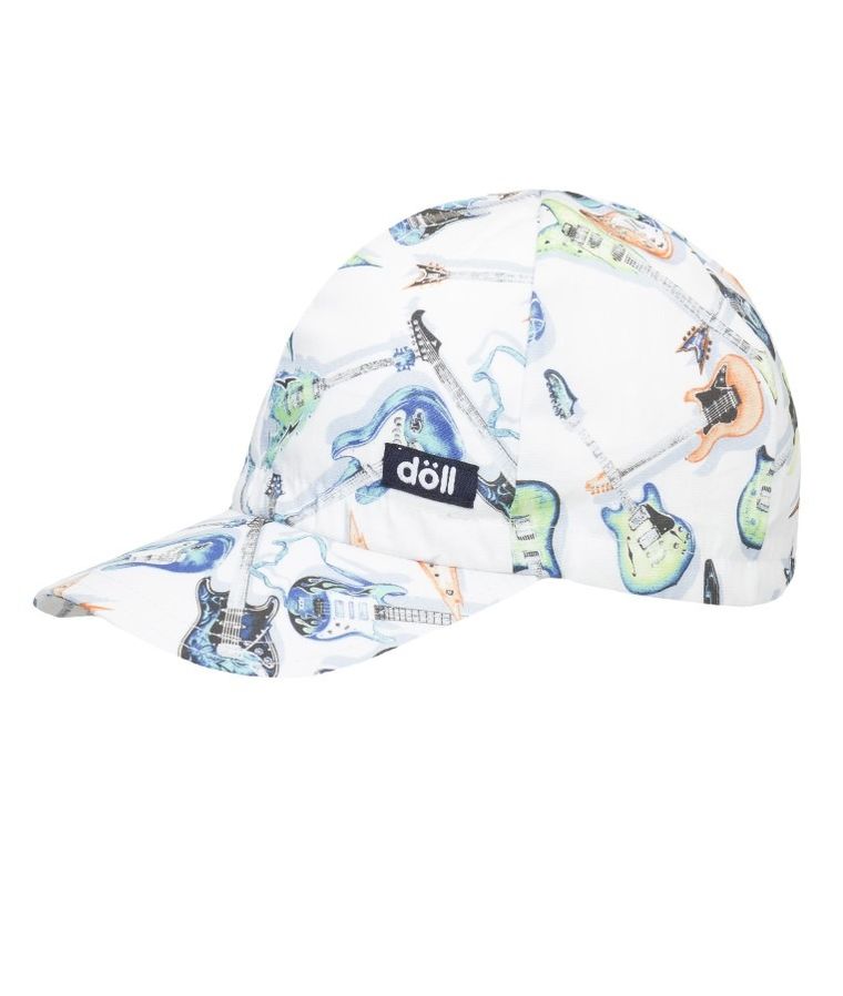 Czapka z daszkiem chłopięca, biała, Döll