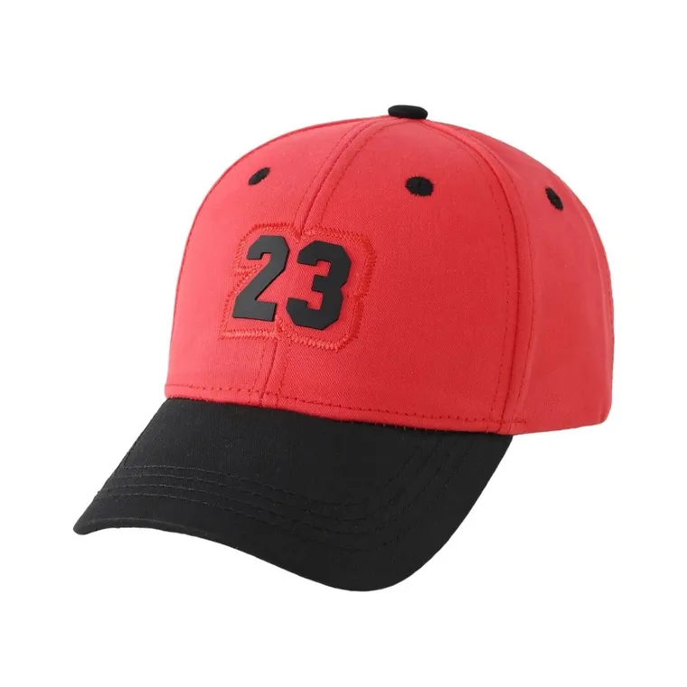 Czapka z daszkiem chłopięca, czerwona, Be Snazzy