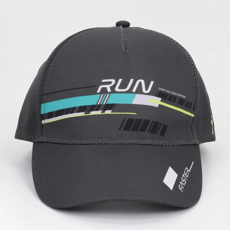 Czapka z daszkiem chłopięca, grafitowa, Yoclub