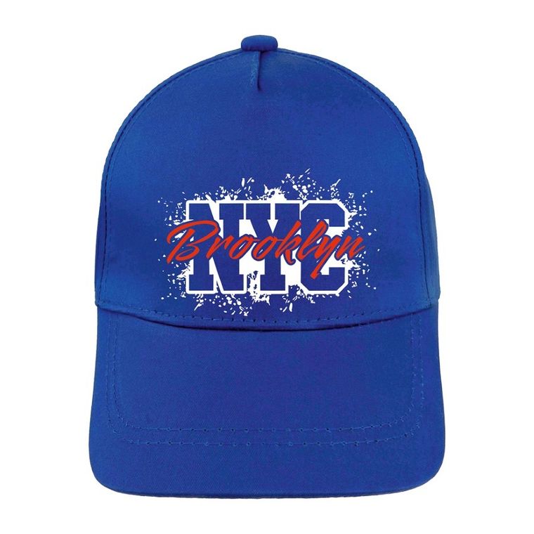 Czapka z daszkiem chłopięca, granatowa, Ambra