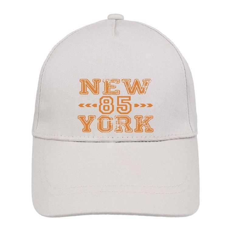 Czapka z daszkiem chłopięca, jasnoszara, Ambra