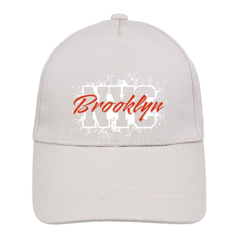 Czapka z daszkiem chłopięca, jasnoszara, Ambra