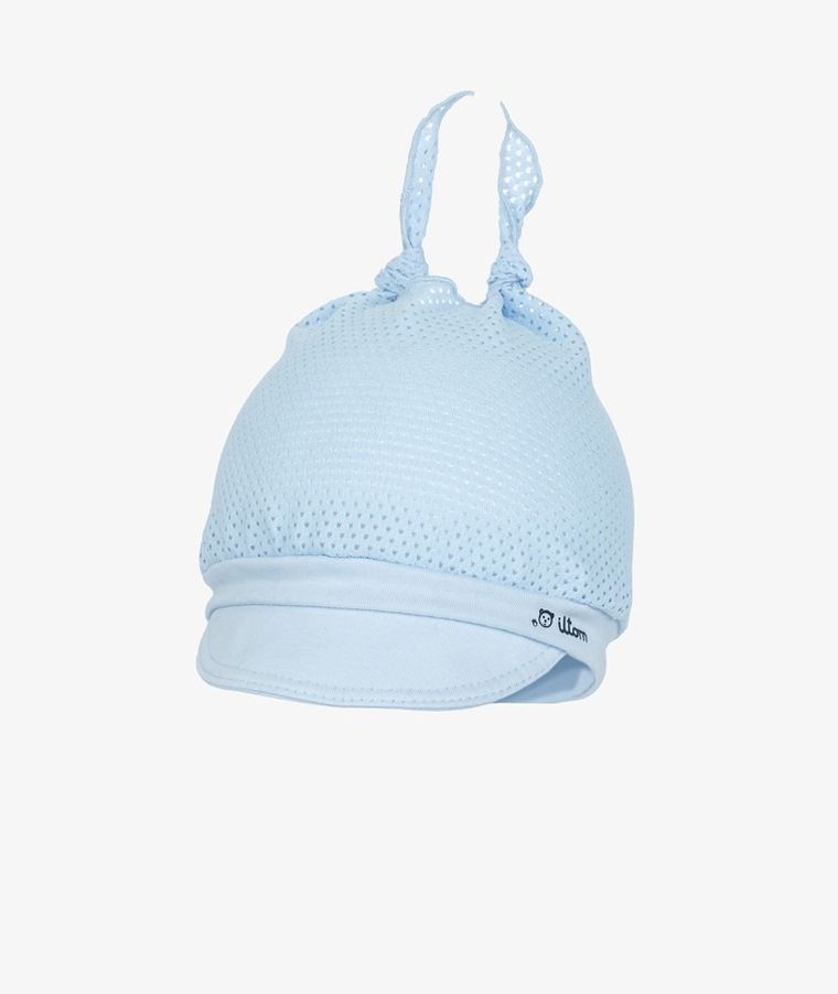 Czapka z daszkiem chłopięca, niebieska, Iltom
