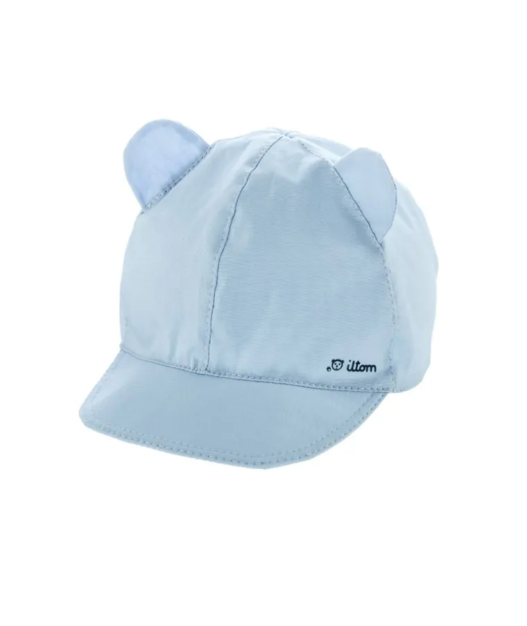 Czapka z daszkiem chłopięca, niebieska, Iltom