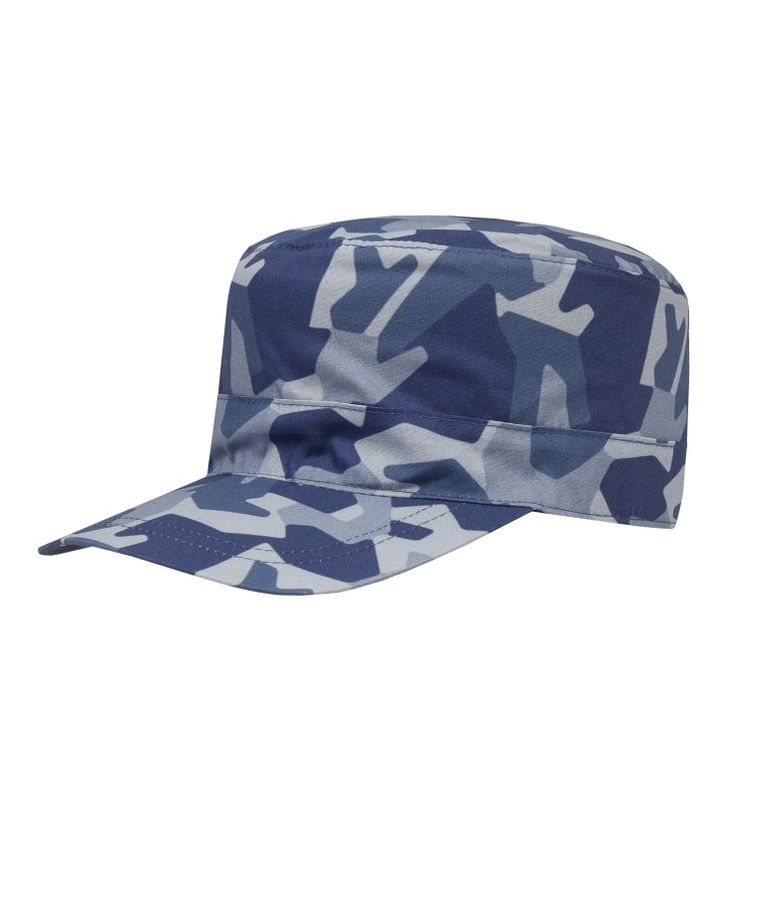 Czapka z daszkiem chłopięca, niebieska, wzory, Döll