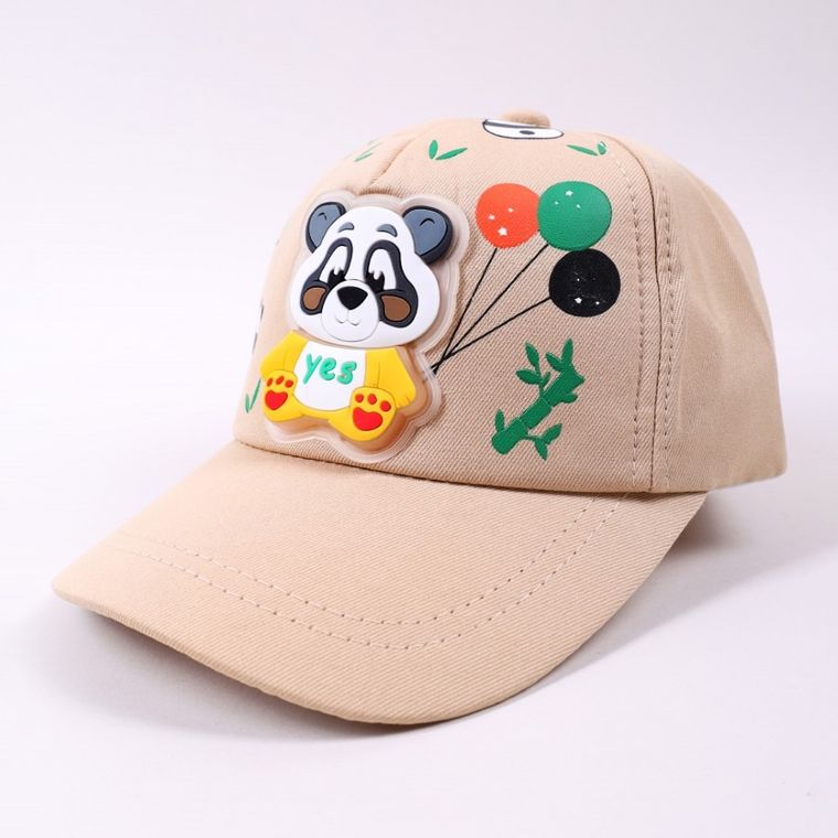 Czapka z daszkiem dziecięca, beżowa, Yoclub