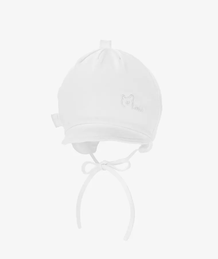 Czapka z daszkiem dziecięca, biała, Iltom