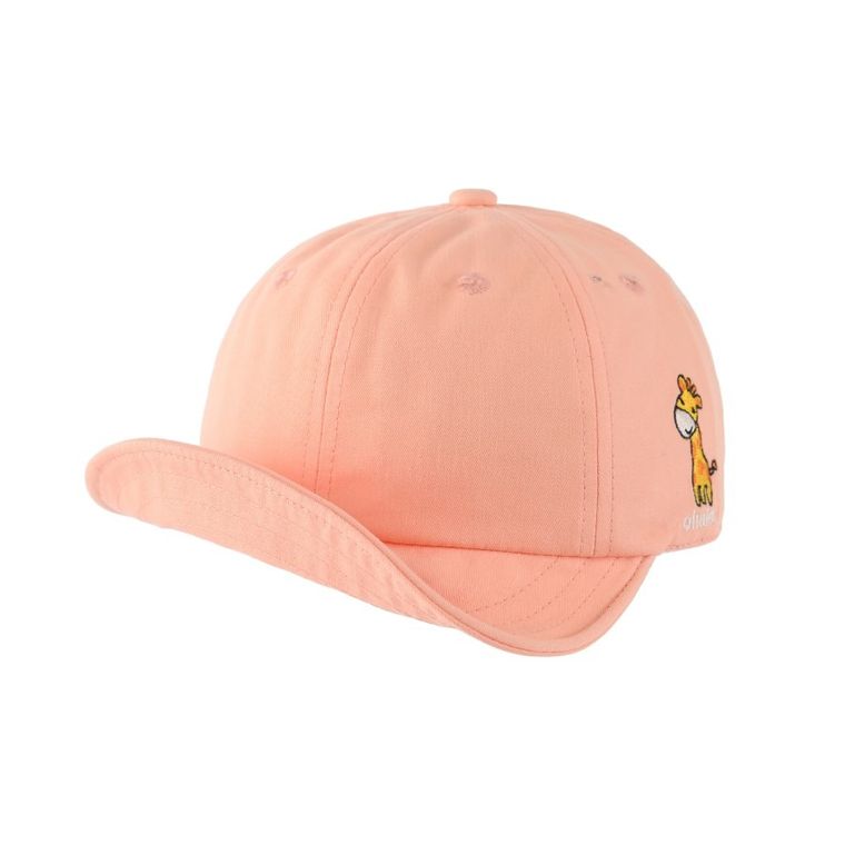 Czapka z daszkiem dziecięca, brzoskwiniowa, Be Snazzy