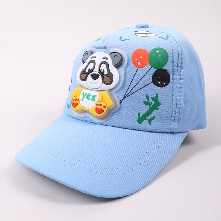 Czapka z daszkiem dziecięca, niebieska, Yoclub