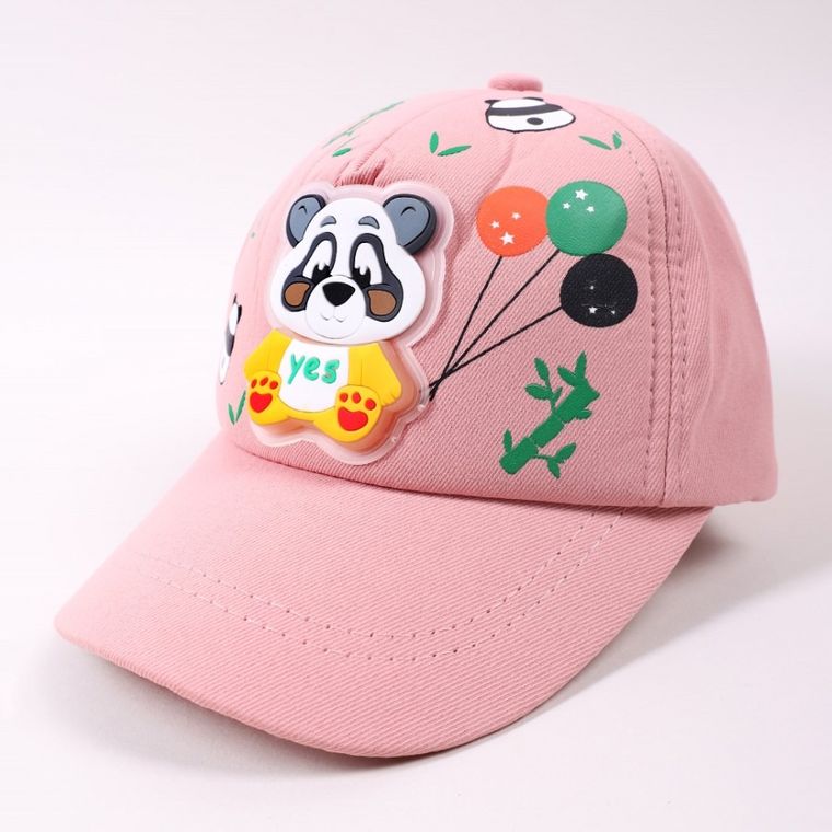 Czapka z daszkiem dziecięca, różowa, Yoclub