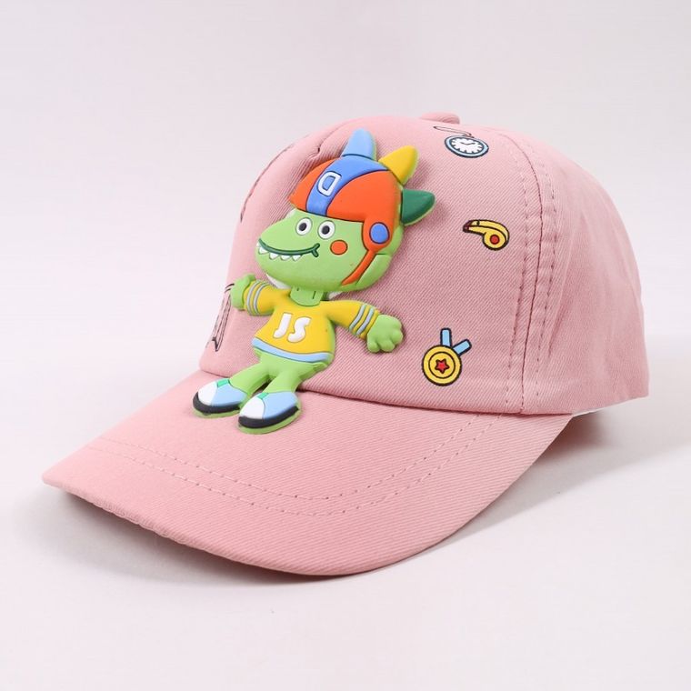 Czapka z daszkiem dziecięca, różowa, Yoclub