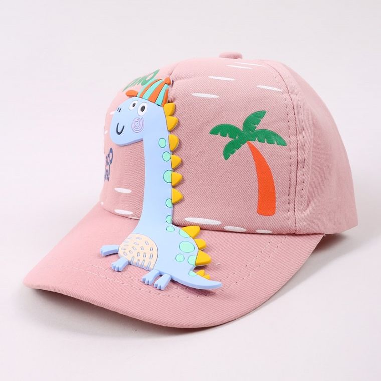 Czapka z daszkiem dziecięca, różowa, Yoclub