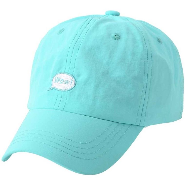 Czapka z daszkiem dziecięca, turkusowa, Be Snazzy
