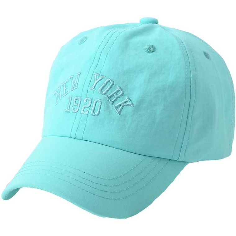 Czapka z daszkiem dziecięca, turkusowa, Be Snazzy