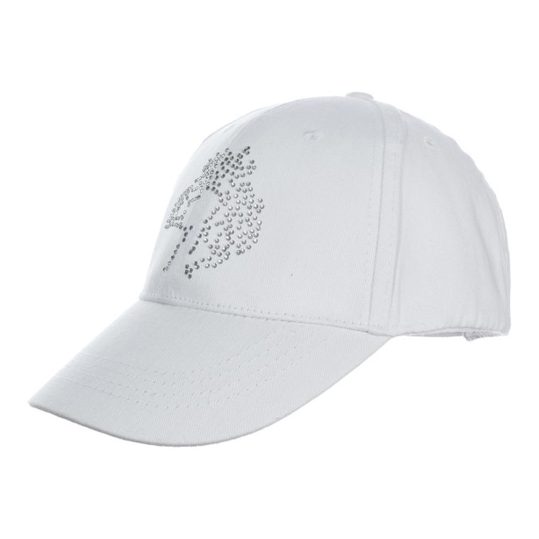 Czapka z daszkiem dziewczęca, biała, Döll