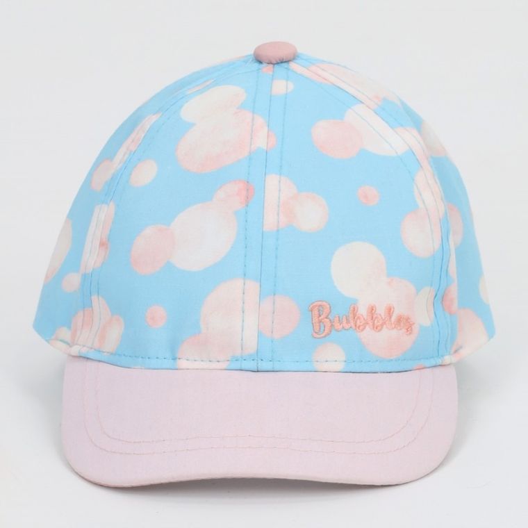 Czapka z daszkiem dziewczęca, niebieska, Yoclub