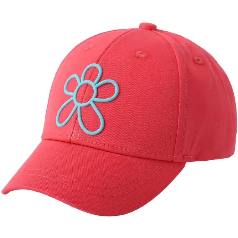 Czapka z daszkiem dziewczęca, różowa, Be Snazzy